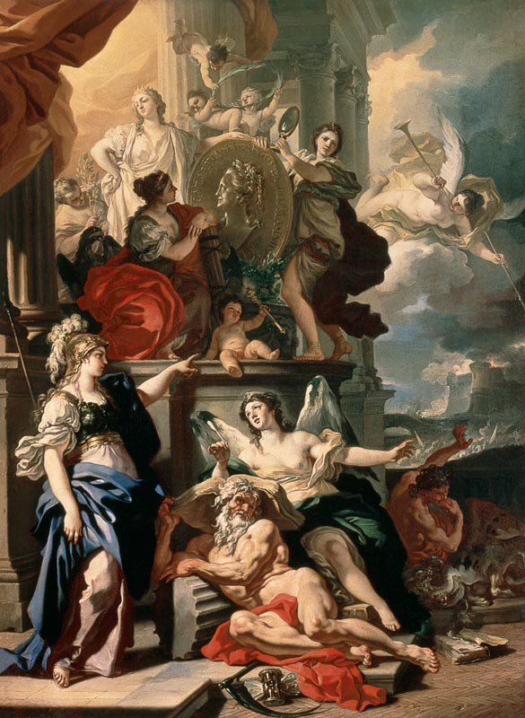 Allegory of a Reign van Francesco Solimena