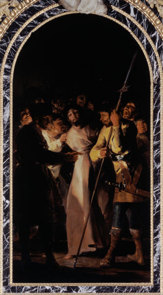 The Arrest of Christ van Francisco José de Goya