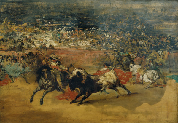 Bullfighting van Francisco José de Goya