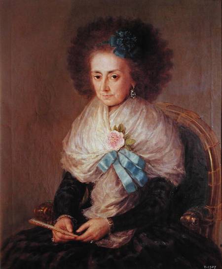 Dona Maria Antonia Gonzaga (1735-1801) Marquesa de Villafranca van Francisco José de Goya