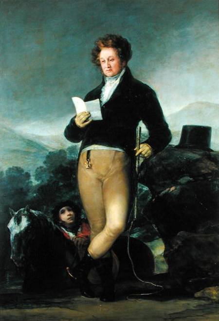 Portrait of Don Francisco de Borja Tellez Giron (1786-1851) van Francisco José de Goya