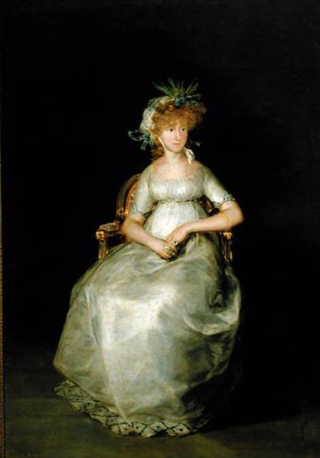 Portrait of Maria Teresa (d.1820) of Ballabriga, Countess of Chinchon van Francisco José de Goya