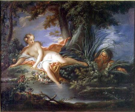 The Bather Surprised van François Boucher
