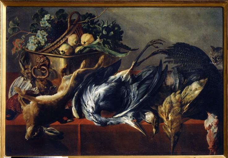 Still Life with an Ebony Chest van Frans Snyders