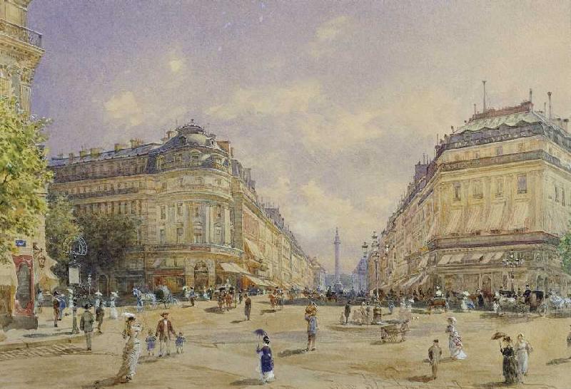 La Rue de la Paix, Paris van Franz Alt