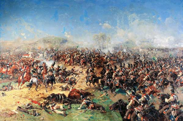 Battle of Borodino on 26th August 1812 van Franz Roubaud