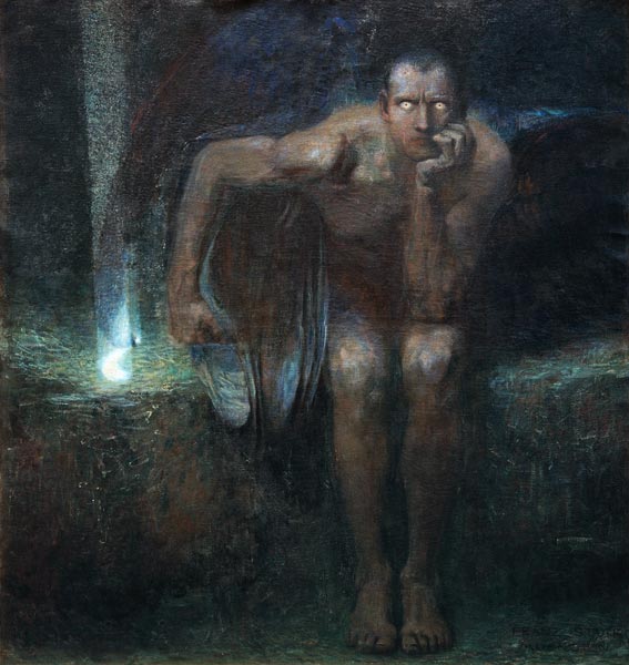 Lucifer van Franz von Stuck