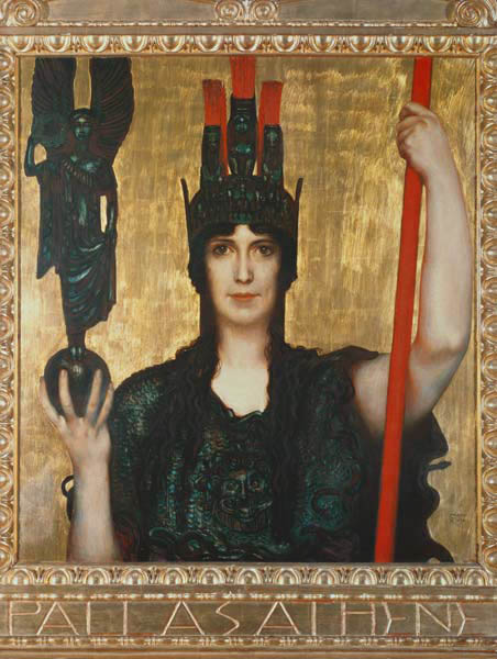 Pallas Athena van Franz von Stuck
