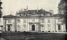 Voltaire's (1694-1778) house at Ferney (b/w photo)