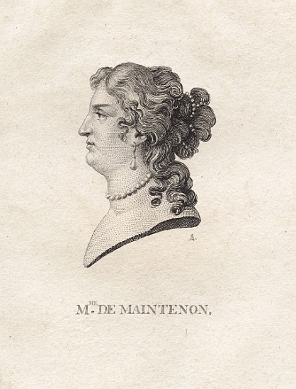 Francoise d''Aubigne, Madame de Maintenon van French School