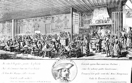 Jean Ramponneau''s Tavern van French School