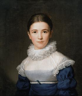 Portret van Lina Groger, de pleegdochter van de kunstenaar 1815