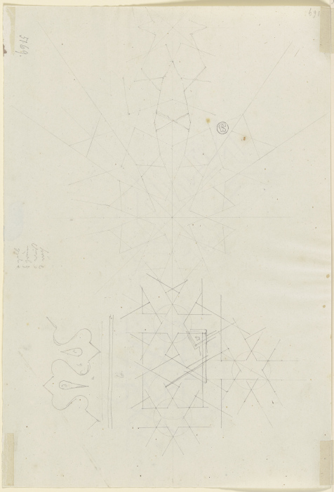 Geometrical pattern van Friedrich Maximilian Hessemer