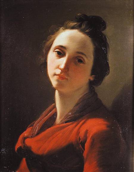 Portrait of Giovanna Spisani, the artist's wife van Gaetano Gandolfi