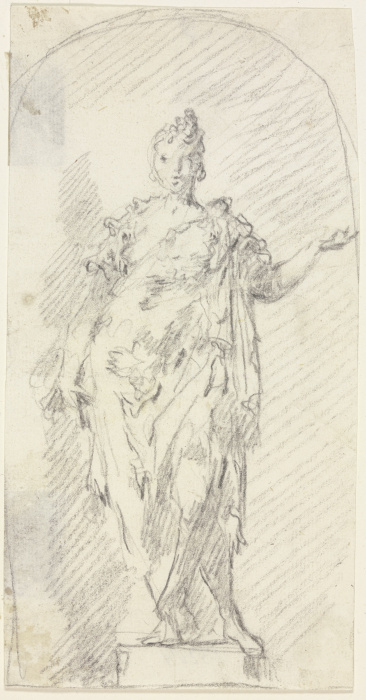 Allegorical female figure van Gaspare Diziani