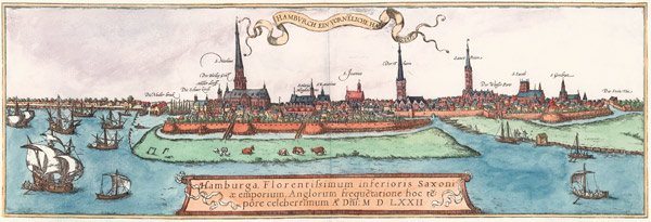 Hamburg van Georg Braun