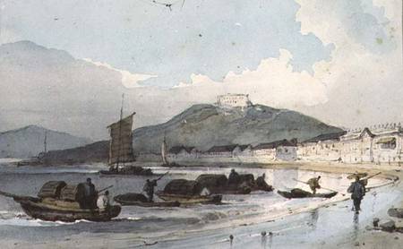 View of Macao, China van George Chinnery