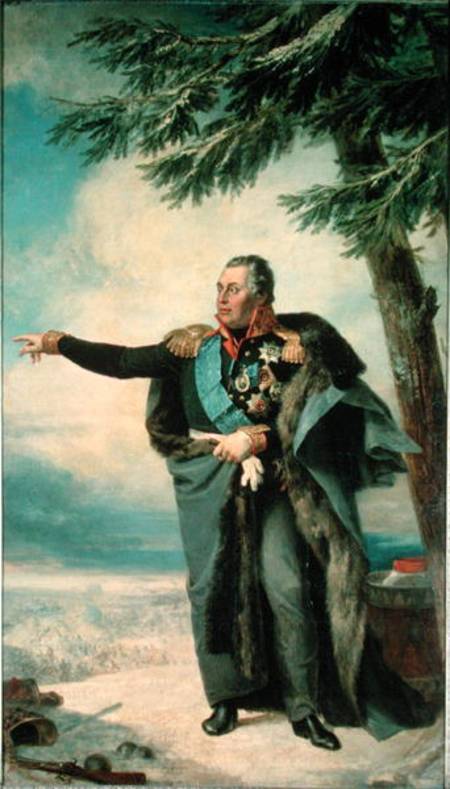 Mikhael Ilarionovich Golenichtchev Kutuzov (1745-1813) Prince of Smolensk van George Dawe