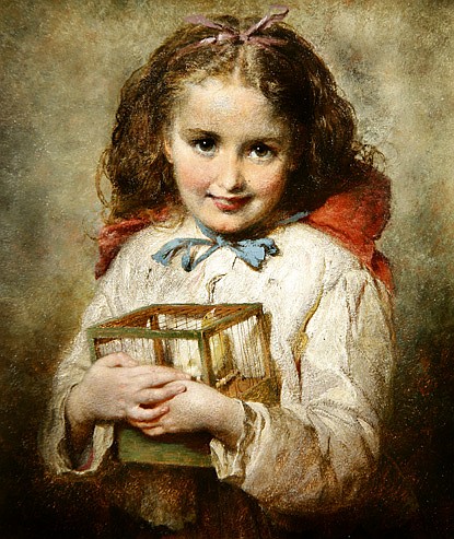 The Birthday Present van George Elgar Hicks