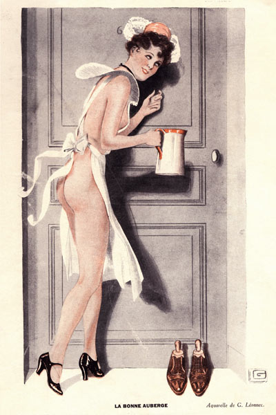 Front cover of ''Le Sourire'' (colour litho)  van Georges Leonnec