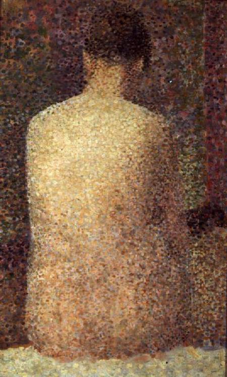 Model from the Back van Georges Seurat