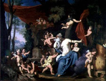Venus Mourning Adonis van Gerard de Lairesse