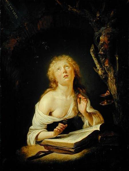 The Holy Virgin van Gerard Dou