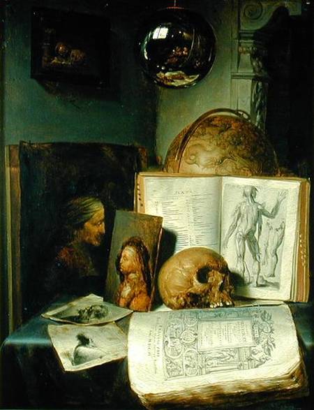 Still Life with a Skull van Gerard Dou