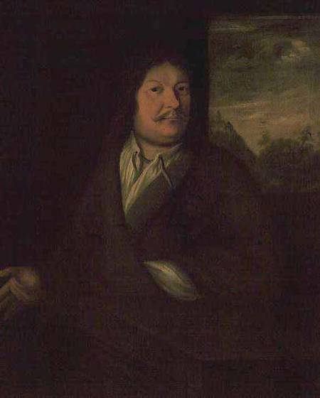 Portrait of Johann Ambrosius Bach (1645-95) van German School