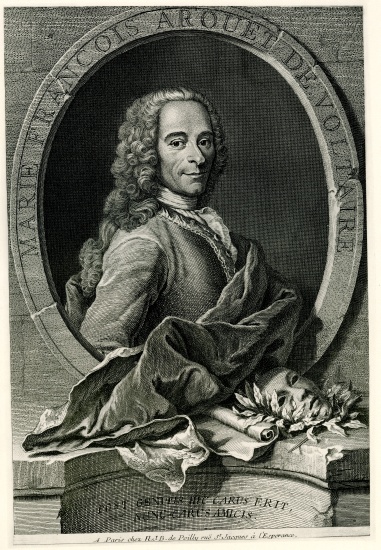 François Marie Arouet de Voltaire van German School, (19th century)