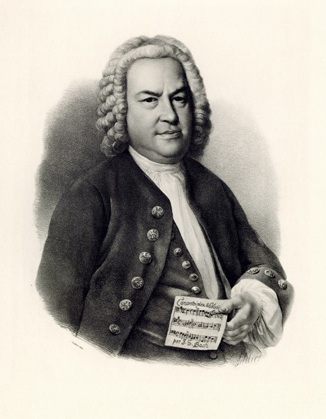 Johann Sebastian Bach van German School, (19th century)