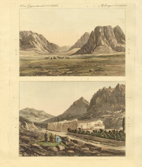 Way to Mount Sinai van German School, (19th century)