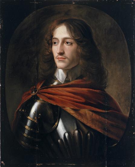 Portret van Prins Rupert van de Rijn als jonge man. 1642
