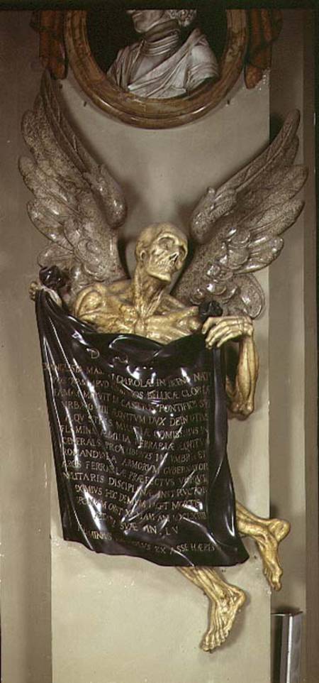 Monument to the Angel of Death van Gianlorenzo Bernini