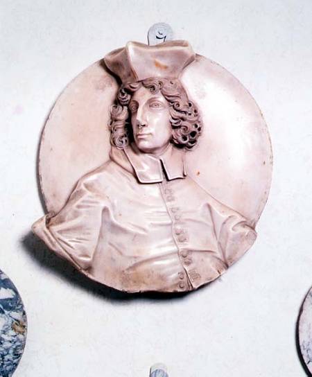 Relief portrait of Rinaldo d'Este van Gianlorenzo Bernini