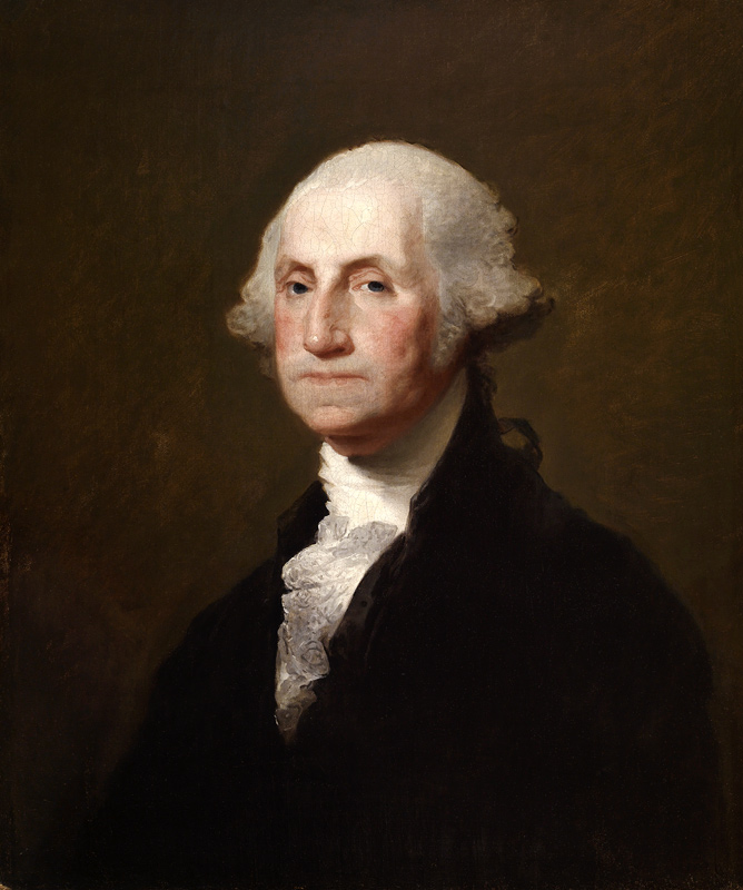 Portrait of George Washington van Gilbert Stuart