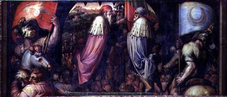 The Union of Florence and Fiesole from the ceiling of the Salone dei Cinquecento van Giorgio Vasari