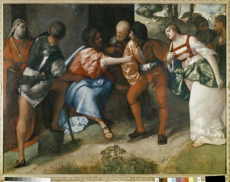 Christus und die Ehebrecherin van Giorgione (eigentl. Giorgio Barbarelli oder da Castelfranco)