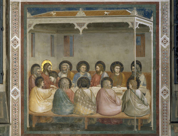 Giotto, Das Abendmahl van Giotto (di Bondone)