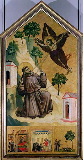 St. Francis Receiving the Stigmata, c.1295-1300 van Giotto (di Bondone)
