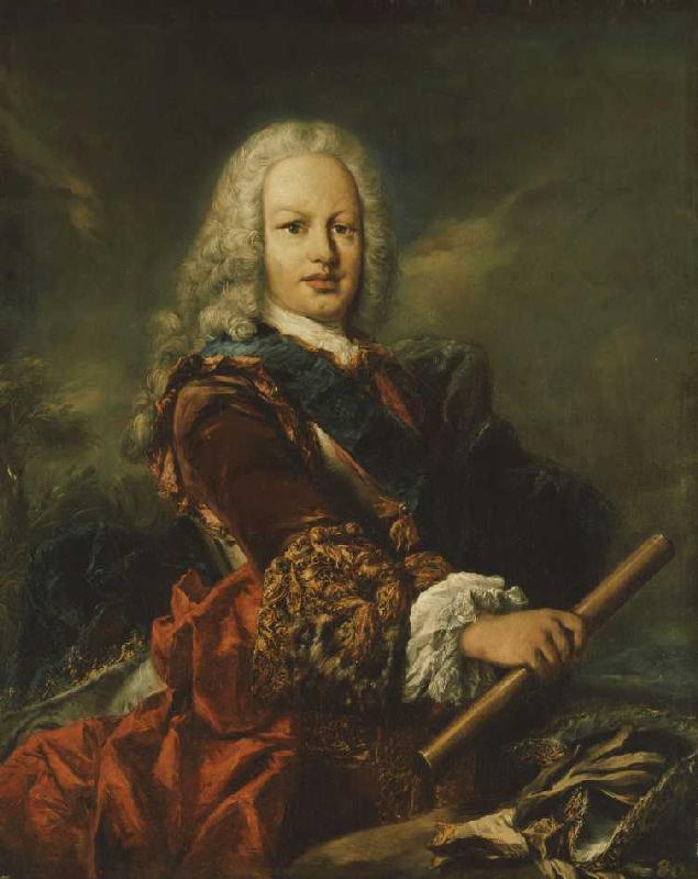 König Ferdinand VI von Spanien (1713-1759). van Giovanni Antonio Guardi