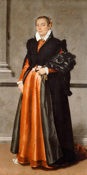 Portrait of a noblewoman Pace Rivola Spini van Giovanni Battista Moroni