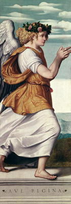 An Angel (panel) van Giovanni Battista Moroni