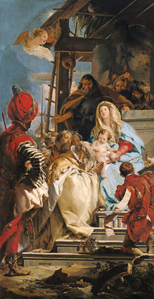 Anbetung der Könige van Giovanni Battista Tiepolo