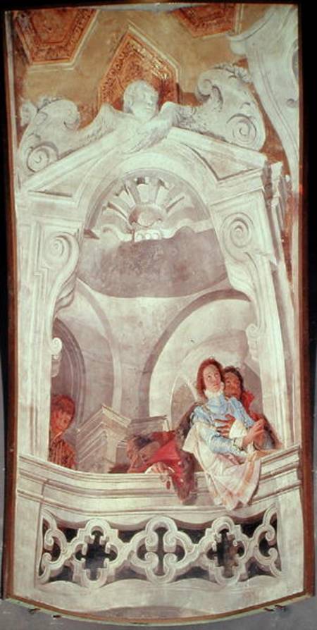 Figures preaching van Giovanni Battista Tiepolo