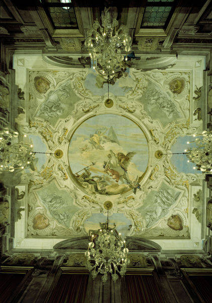 G.B.Tiepolo, Bellerophon auf Pegasus van Giovanni Battista Tiepolo