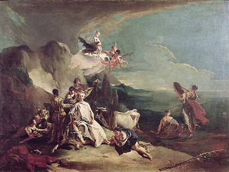 Der Raub der Europa van Giovanni Battista Tiepolo