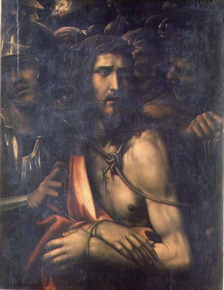 Christ amid his Tormentors van Giovanni Bazzi Sodoma