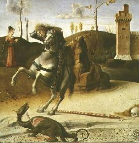 St. George and the Dragon, predella