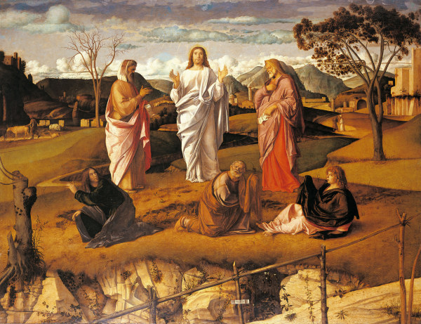 Transfiguration of Christ van Giovanni Bellini